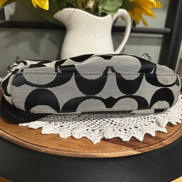 Coach Black and Gray Women's Bag - Picture 7 of 11